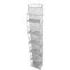 Healifty Door Hanging Organizer Storage Bag with Punch Free Installation, 6 Compartments Design, Ample Storage Capacity for Shoes, Bags, Sturdy Non-woven Fabric and Pvc Material,