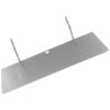HEALSOPTHY Metal Pegboard Shelf Brackets with Iron Wall Mounted Hooks and Antislip Grooves Universal Compatibility for Workshop Tool Wall Storage and Gardening Tools Organization