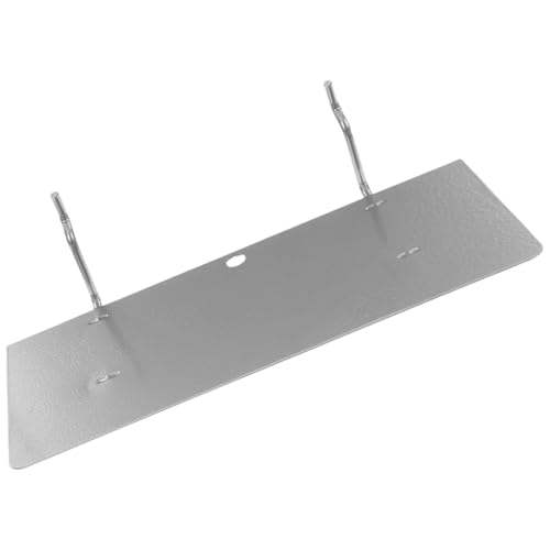 HEALSOPTHY Metal Pegboard Shelf Brackets with Iron Wall Mounted Hooks and Antislip Grooves Universal Compatibility for Workshop Tool Wall Storage and Gardening Tools Organization