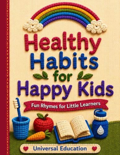 Healthy Habits for Happy Kids: Fun Rhymes for Little Learners — A Colorful Picture Book About Brushing Teeth, Eating Well, Being Kind, and Growing Strong for Toddlers and Preschoolers Ages 3–6
