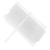 Healvian 100pcs Bulk Hot Melt Glue Sticks White High Temperature Adhesive for Fast Bonding Versatile Material Compatibility, Thermoplastic Resin, 7x150mm for Wood and Metal, for Car Dent