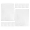 Healvian 10pcs 8.5x11 Inch Thick PVC Photo Sleeves, Hard Plastic Protector for Photos and Signs, Waterproof and Preventing Bending, for Classroom and Home Use
