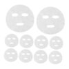 Healvian 10pcs Fiber Facial Sheet Masks for Women and Pre-cut Breathable Cotton Spa Face Covers for At-home Skincare Lightweight and Use Face Mask Sheets for Travel and Regular Beauty