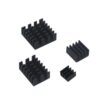 Heatsink Kit, Copper/Aluminum Cooling Compatible for Raspberry Pi 4B/3B(Set of 4 Pieces-1)