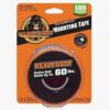 Heavy Duty Double Sided Mounting Tape, Black Tape, 1" x 120" - Weatherproof for Indoor or Outdoo,r (Pack of 1)