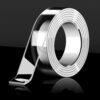 Heavy Duty Double Sided Mounting Tape, Washable Transparent Adhesive for Walls, Strong Sticky Strips for Posters, Carpets and More
