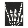 Heavy Metal Rock Skeleton Hand Wooden Puzzle 3D Russian Blocks and Puzzle Game Puzzle