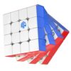 HELLOCUBE Gan 460 M V2 Stickerless 4x4 Magnetic Speed Cube 460M(Frosted Version)