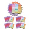 Hemobllo 20 Sheets Colored Alphabet Stickers for Classroom Library Books, Self-Adhesive Vinyl Labels with Bold Letters and Smooth Finish, Easy Identification for Classroom Activities