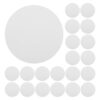 Hemobllo 80pcs White round Cardstock Cutouts for Crafts, 6-inch Circular Paper with Smooth Surface and 92lb Thickness, for DIY Arts, Custom Party Decorations, and Classroom Projects