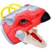 HEMOTON Large Red Dinosaur Hand Puppet for Made of Plastic with Lifelike Design and Party Supplies, for Party Favors and Schools a Creative Hand