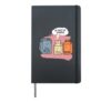 He Must Be Spanish I Milk Soy Milk Milk Carton Fun Soy Hardcover Journal, Black