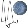 HENABLE Black Iron Plate Stands for Display 10 Inch, 3 Pack