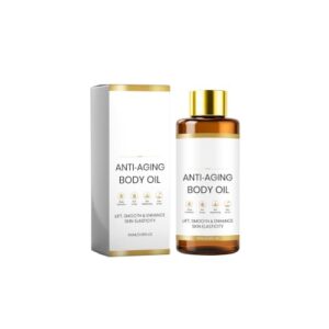 HENGRUNXIN Skincu Anti-Aging Body Oil,For Skin Tightening, Lightweight,Non-Greasy Moisturizer for Deep Hydration & Firming Support – Fast-Absorbing Glow Oil for Face, Arms, Belly & Feet (1 Bottle)