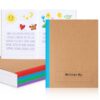 Henoyso 10 Pack Primary Composition Notebook, 9-3/4" x 7-1/2", Kids Primary Journal, K-2 Writing Notebook for Kids Student Draw Write Story Journal Half Blank Books(Fresh Color)