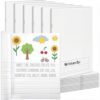Henoyso 24 Pcs 9.8″ X 7.5″ Primary Composition Notebook K-2 Primary Journal, Notebook for Kids Supplies, Bulk Blank Writing Book for Kid to Write Draw Journal 60 Page (White)