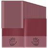 Henoyso 72 Pcs School to Home Folder with Pocket Plastic Heavy Duty Clipboard Folder with Clear Front Pocket Homework Take Home Folders for School Students Parent Teacher Communication (Dark Red)