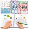 Henoyso 8 Pack Primary Composition Notebooks, 100 Pages Spiral Writing Journals for Kids K-2, Drawing & Handwriting Practice Workbook for Kindergarten, Preschool & 1st–2nd Students (Fresh Color)