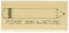 Hero Arts D435 Wood Stamps, Please Sign & Return Pencil