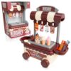 Hershey Sweet Station Cart Set, Shopping Cart for Kids and Snack Cart, Play Set for Toddlers 1-3 with Toy Food and Candy Cart Accessories, Kitchen for Toddlers 1-3 Accessory, 1 Year Old Girl Gift.