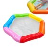 Hexagon Inflatable Tanning Pool Floating Dock for Lake Beach Party