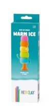 HEY CLAY Nice Ice Cream Series - Air-Dry Clay Kit for Kids - Creative Summer Crafts - Warm Ice, 3 cans