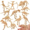 HFKPJRT 30 Pcs Large Dinosaur Bones for Sandbox, Dinosaur Fossil Skeleton