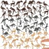 HFKPJRT 70 PCS Assorted Dinosaur Fossils for Sandbox, Mini Dino Bones