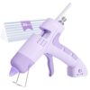 HHieratic Cordless Hot Glue Gun Kit with 30 Glue Sticks,Built-in 2600mAh Battery Rechargeable Fast Preheating Hot Glue Gun and Sticks Set for School Crafts DIY Arts and Quick Home Repairs