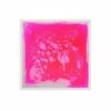 HHRJNUST Children Sensory Pad Liquid Interactive Tile PVC Pressure Mat Movement Training Floor Panel Designed to Encourage Balance and Touch Suitable for Kids Gross Motor Home Corner, Pink, 40 40cm