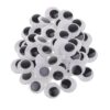 HHRJNUST Wiggle Eyes Crafts Supplies Self-Adhesive Googly Eye Moving Eyes Stickers Material Suitable for Education Card Making Scrapbook Projects Kids, 20mm 60pieces