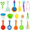 Hiawbon 20 PCS Sensory Bin Tools Sensory Bin Toys for 2+ Years Old