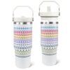 Hidden Message Tumbler with Handle and Straw Funny F This S Mug Insulated Stainless Steel Cup Gag Christmas White Elephant Gifts for Work Bestie,Friends,Coworkers Coffee Travel Mug Decor-30 oz(1PCS)