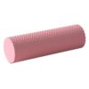 High-Density Solid Foam Roller for Deep Tissue Muscle Massage - Premium Yoga Column for Physical Therapy, Barre, Fitness & Workout Recovery - Portable Body Toning Tool for Home, Gym & Travel (Pink)
