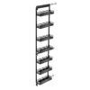 High Cabinet Storage Rack Heavy Duty Pull Out Cabinet Organizer Pantry Storage Basket With Separator Strips(114x485x7tier)