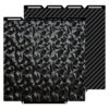 HIKUDIY Double-Sided PET+PEO Build Plate for Snapmaker U1 – 270×270mm Smooth Diamond PEO+Carbon Fiber PET Flexible Spring Steel Printing Platform, Strong Adhesion & Easy Release