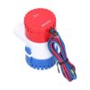 Hilitand 12V 24V Bilge Pump Kit ABS Electric Submersible Boat Bilge Pump 750GPH with Switch 4m Head 19mm Outlet for Marine Sewage Treatment Purification Drainage (DC12V 750GPH)