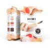 HIMI Twin Cup Gouache Set, 12 Lovely Portrait Colours, Peach Case, Painting, Art Set for Artists, Paint, Brush, Paints Supplies, Travel Artist Gift, Mini Art Paint Essentials