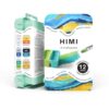 HIMI Twin Cup Gouache Set, 12 Sunny Seaside Colours, Green Case, Painting, Art Set for Artists, Paint, Brush, Paints Supplies, Travel Artist Gift, Mini Art Paint Essentials