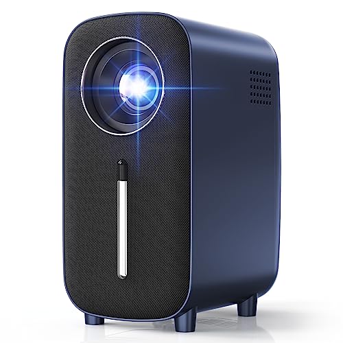 HISION Mini Bluetooth Projector, 1080P Supported Portable Movie Projector with 4K Input, 8500L, Bluetooth 5.3, 200" Display, Home Theater Projector for TV Stick, Phone, Laptop, HDMI, USB