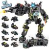 HISTOYE 51-in-1 Robot Building Kit for Kids Erector Set for Boys 8-12