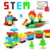 Hiwawind 40pcs Magnetic Blocks -Ideal Gifts for 3 4 5 6 Year Old,STEM Learning Toys for 3-5 Year Old Boys & Girls, Safe & Strong Building Blocks with ASMR Sounds,Classroom Must Haves