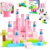 Hiwawind 78 PCS Magnetic Blocks, Creative Building Blocks for Toddlers, Birthday Gifts for Kids 3+ Years Old, STEM Montessori Sensory Toys for Boys & Girls Age 3-8