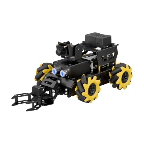 HIWONDER ROS2 Robot Car with ChatGPT Large AI Model Vision & Voice Understanding Python Programming Open Source DIY Robot Kit for Teens, TurboPi Ultimate Kit & Raspberry Pi 5 4GB
