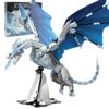 HJPLPXH Fantasy Ice Dragon Model Building Block Set – Educational Construction Kit, Ideal for Movie Buffs & Architecture Enthusiasts, Birthdays & Holidays