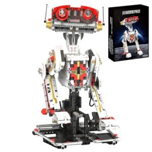 HJPLPXH Space Robot Dog Building Set with LED Light and Walking Design