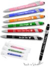 HJX 12Pcs Custom Metal Pens Bulk Personalized Ballpoint Pens