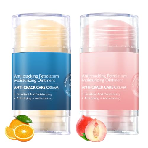 HJXUQIME 2Pcs Crack Feet Prevention Stick, Moisturizing and Hydrating Foot and Hand Balm, Remove Dead Skin Softening and Nourishing Anti-Cracking Foot Cream for Feet Elbows Knees
