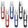 HJZHII 6 Pack Mini Sewing Scissors, 4.1 Inch Upgraded Sharp Thread Snips