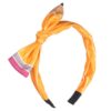 Hmxpls Yellow Pencil Bow Headband, Back to School Hairband Head Hoop